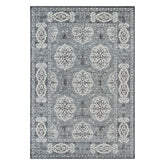 4' x 6' Blue Medallion Power Loom Area Rug